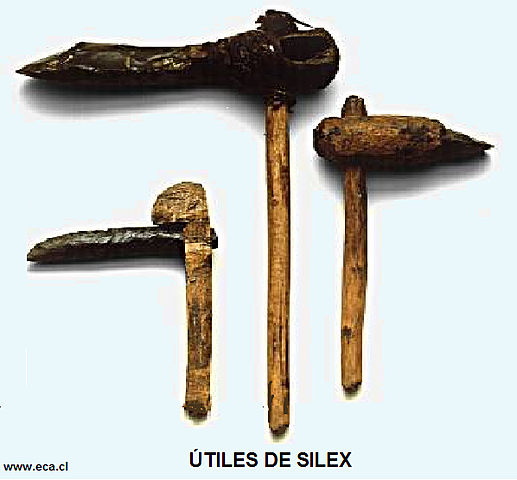 Hacha de silex