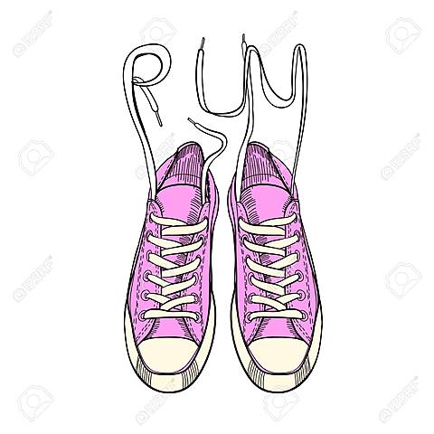 I had bought my tennis shoes