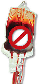 prohiben procedimientos de transfusion