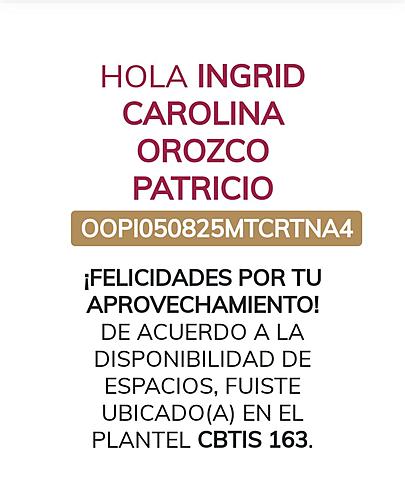 Aceptación en la prepa que quería