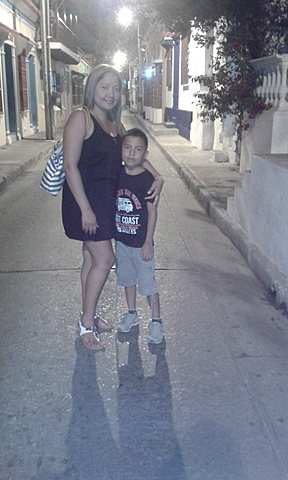 in Cartagena with my mom