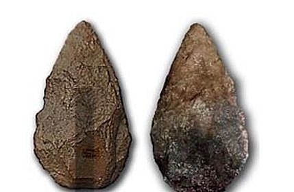 Bifaz lanceolado de cuarcita