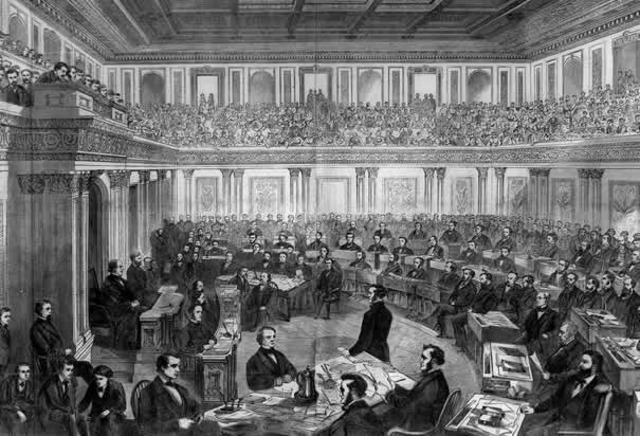 President Andrew Johnson is Impeached