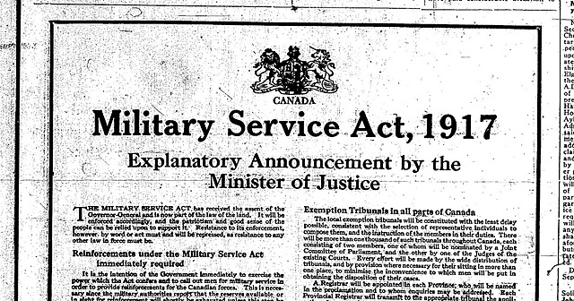 Military Service Act