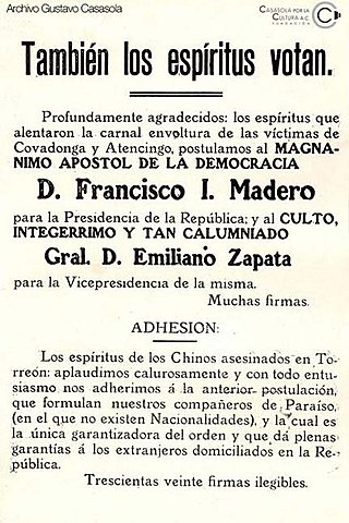 El Congreso declaró triunfantes a Porfirio Díaz y Ramón Corral, como Presidente y Vicepresidente, quienes ocuparían los cargos en el periodo 1910-1914.