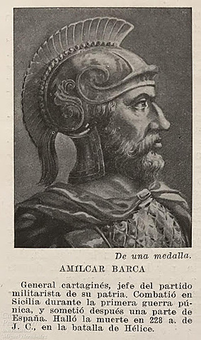 Amílcar Barca desembarca en Gadir