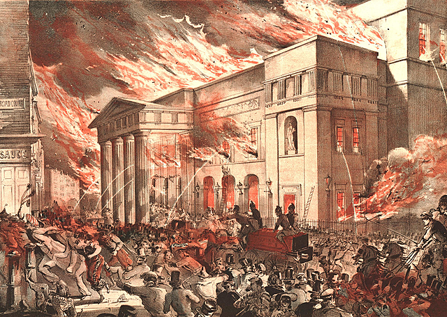 Covent Garden Theatre Fire