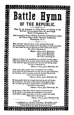 The "Battle Hymn of Republic"