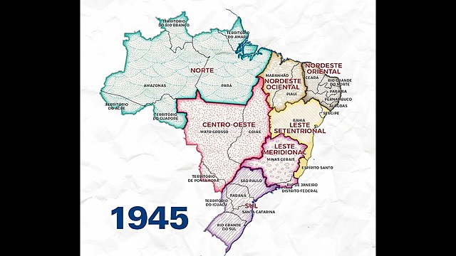 Divisão regional de 1945