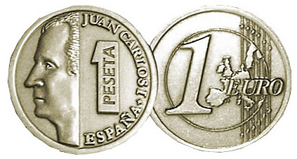 Cambio de peseta al euro