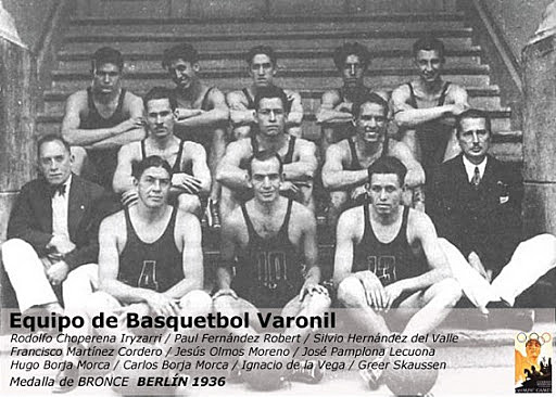 Primera medalla de bronce del basquetbol mexicano en los Juegos Olímpicos de Berlín