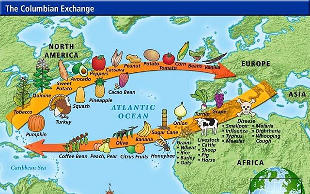 Columbian Exchange Begins