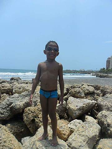 The first day I met the beach