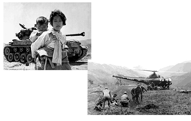 División de Corea 1950 a 1954