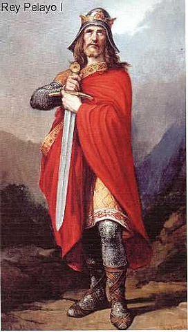 Pelayo funda el Reino de Asturias