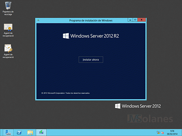 Windows NT 6.3 / Windows server 2012 R2