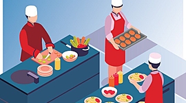 Timeline: Evolución histórica de los servicios de alimentación.