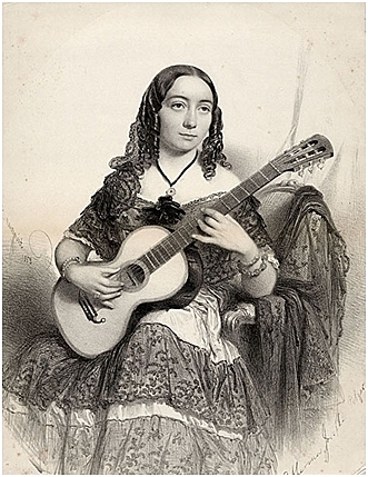 Las guitarras comenzaron a tomar la forma de guitarras modernas