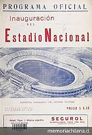 Inauguración Estadio nacional