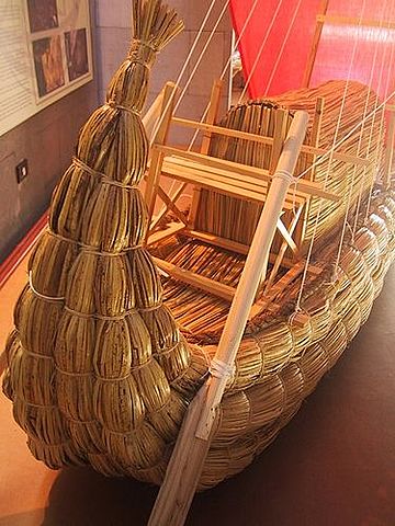 The Egyptians made the Papyrus Boats.