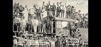 Madero hace su entrada triunfal en la ciudad de México.