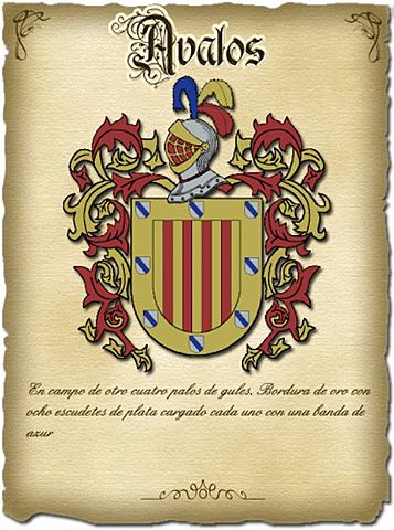 Fundación de la provincia de Ávalos.