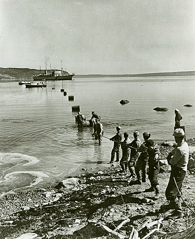 Instalación del primer cable telefónico trasatlántico