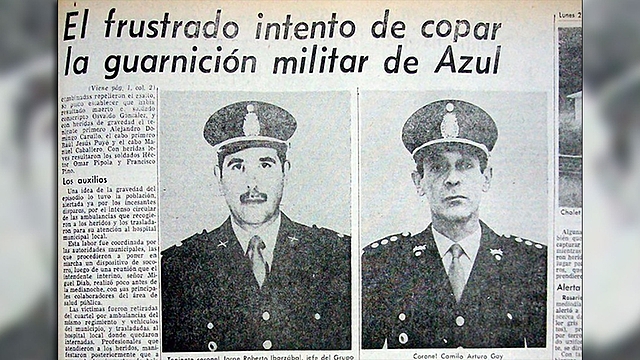 Ataque a la guarnición del Ejército en Azul