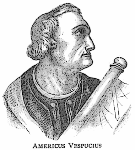 New World named after Americus Vespucius