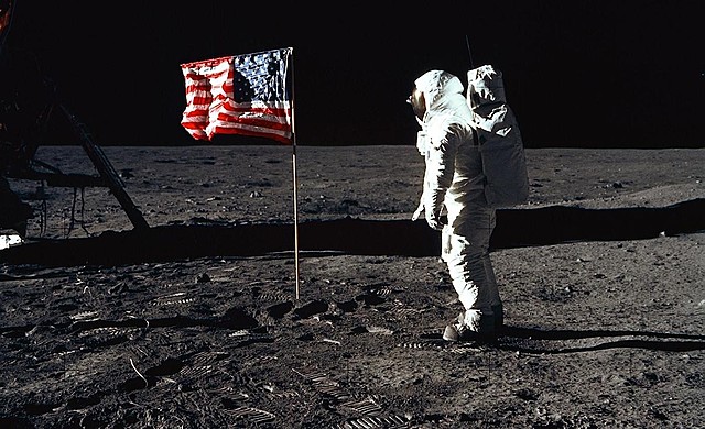 First man to reach the moon