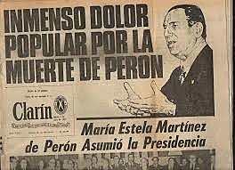 MUERTE DE JUAN DOMINGO PERON