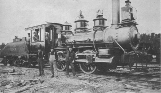 Building of first railroad