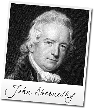 John Abernethy ligó la arteria carótida común por hemorragia.