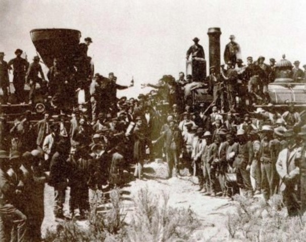 Pacific Railroad completed