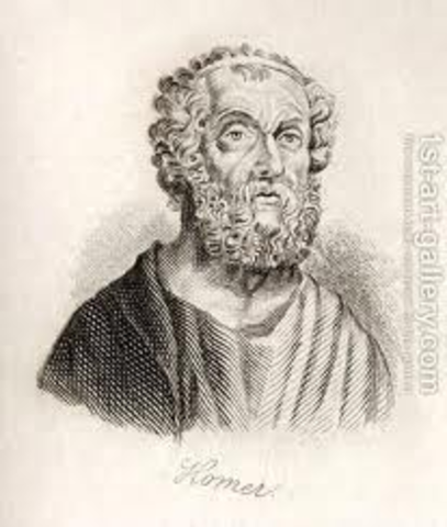 Homer writes the ILIAD