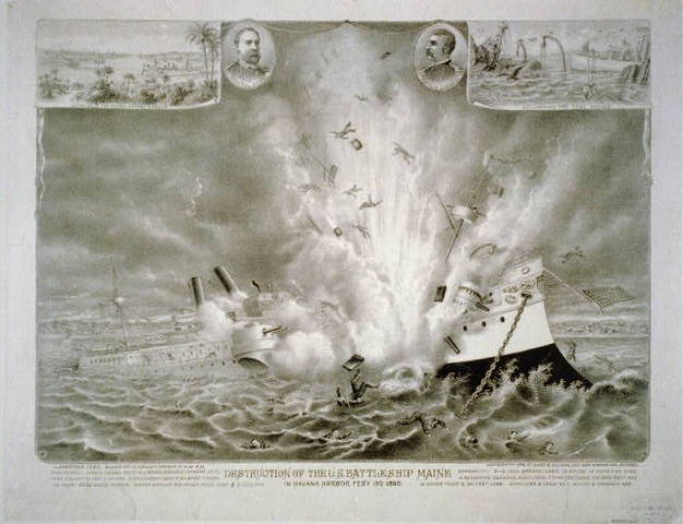 Destruction of the Maine at Havana