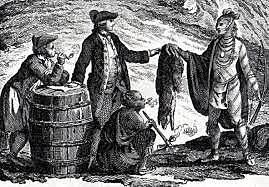 French founded Quebec on the St. Lawrence River and Engage in the Fur Trade