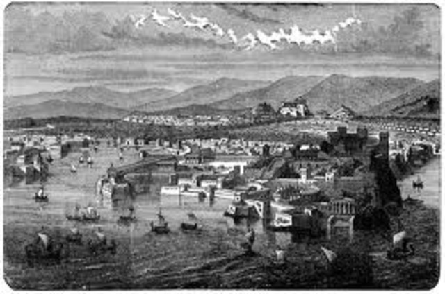 The Dorians defeat the Mycenaean’s . First Greek settlement formed onthe Asia Minor coast.