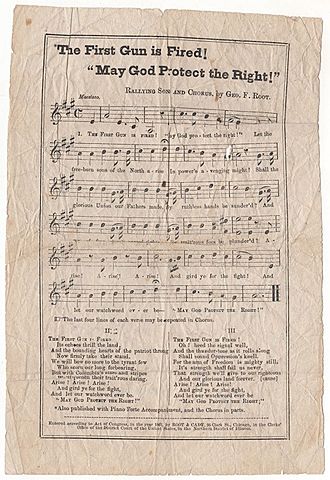 "The First Gun is Fired"