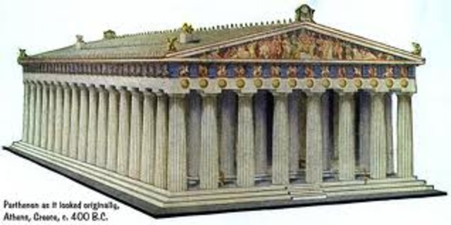 the parthenon is completed