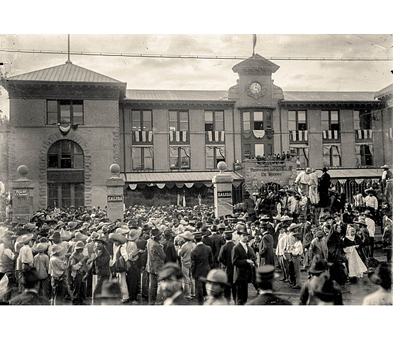 la llegada a la ciudad
