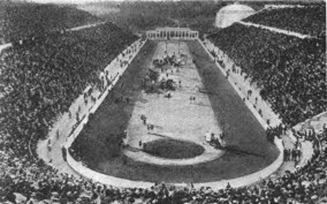 first pan Hellenic athletes contests (Olympic Games)