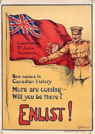 Canadian Women and Men Enlisting(Soldier and nurse enlistment)