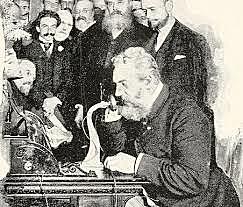 Alexander Graham Bell patenta el teléfono.