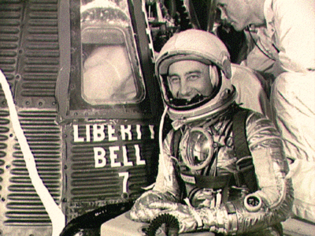 U.S. launches first astronaut  Alan Shepard into space