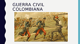 Timeline: Guerras civiles Colombianas 1850-1902
