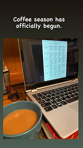 I started grad school!