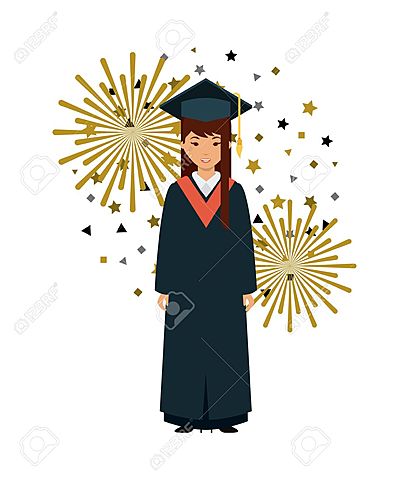 Me graduó de bachillerato