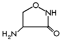 Antibiótico D-cicloserina.