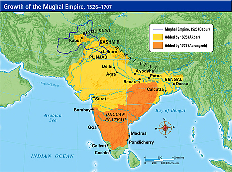 Aurangzeb expands Mughal Rule